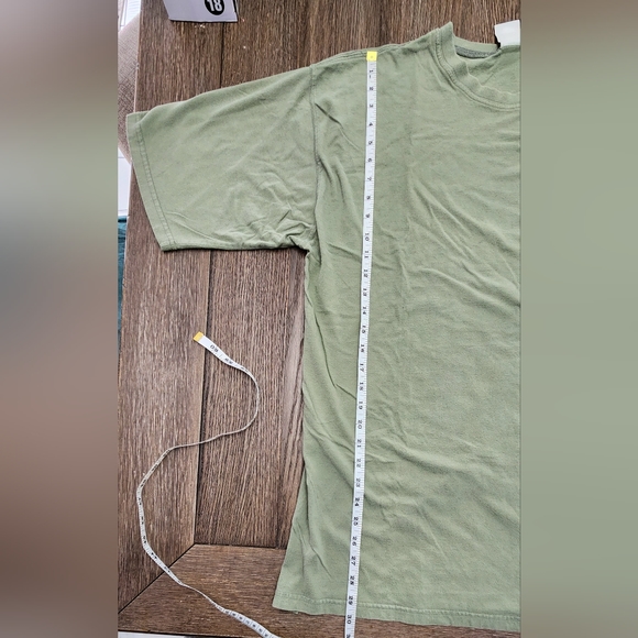 Vintage Bugle Boy Brand Olive Green Men's XL Short Sleeve T-Shirt - Picture 6 of 6
